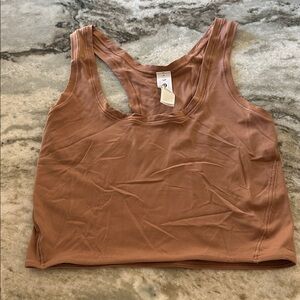 Lululemon Brown Cropped Tank Top